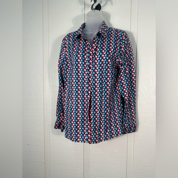 Talbots Tops - Talbots Multicolored Women’s Button Down Top Size Large EUC